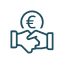 Handschlag-Euro